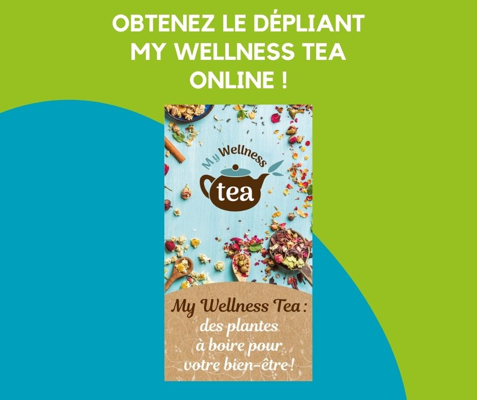 Obtenez le dépliant My Wellness Tea online!